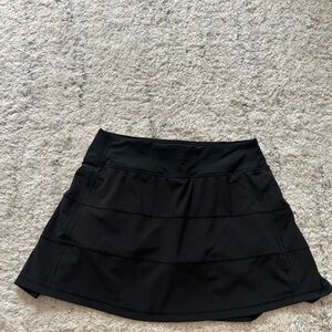 Lulu Lemon Black Athletic Skirt